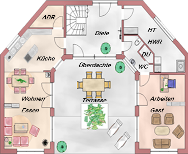 Erdgeschossgrundriss